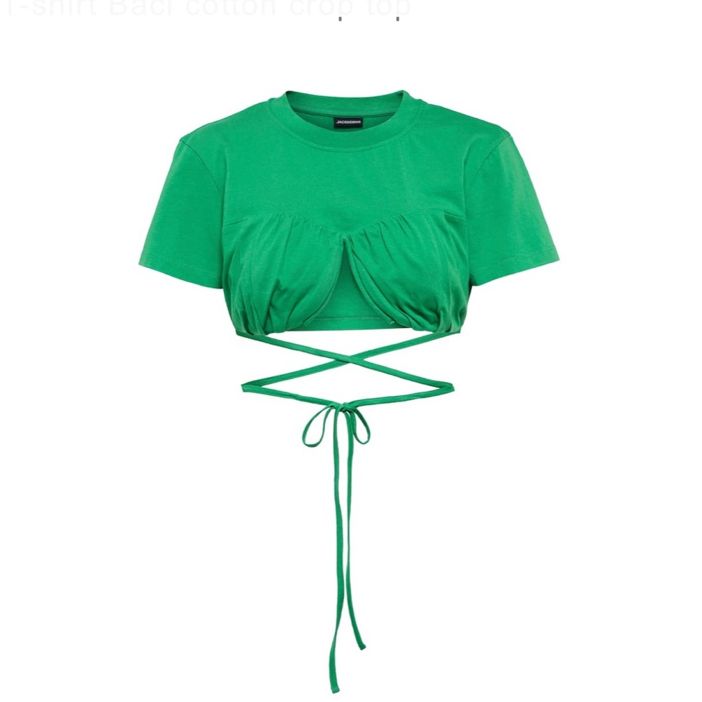 Green crop top 💚✨